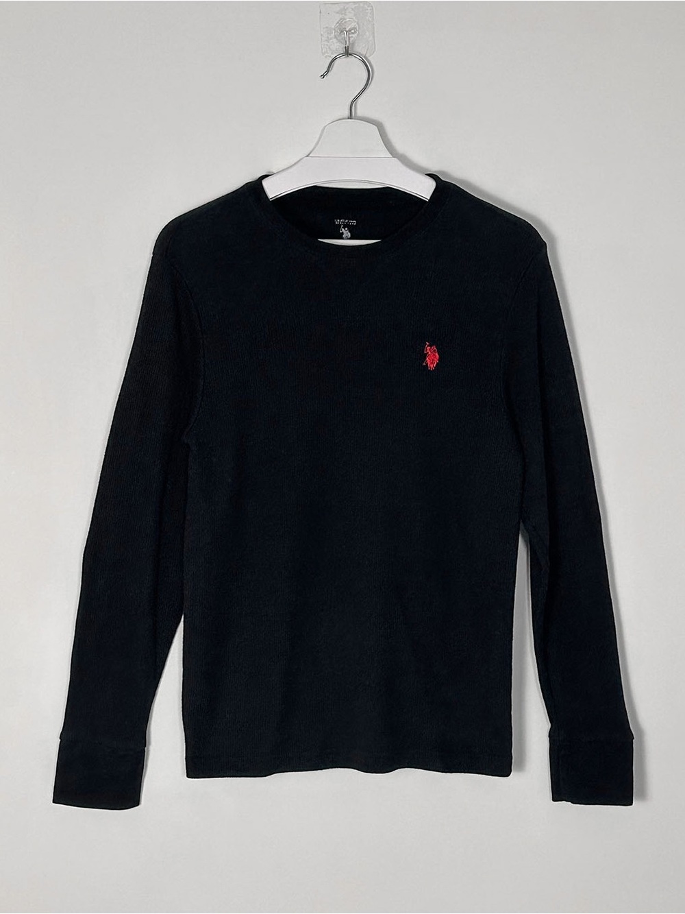 Polo by Ralph Lauren Men’s Black Long-Sleeve Crewneck Sleepwear size S